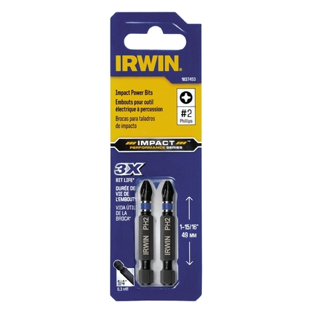 IRWIN Phillips Impact Bit No. 2 IWAF32PH22